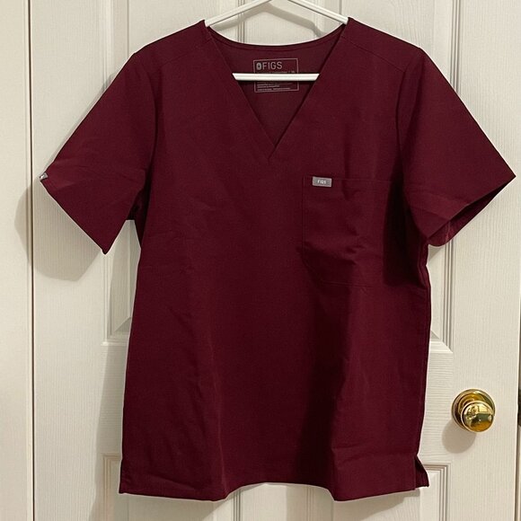 FIGS Scrub Set (Burgundy) Size XL - Picture 1 of 4